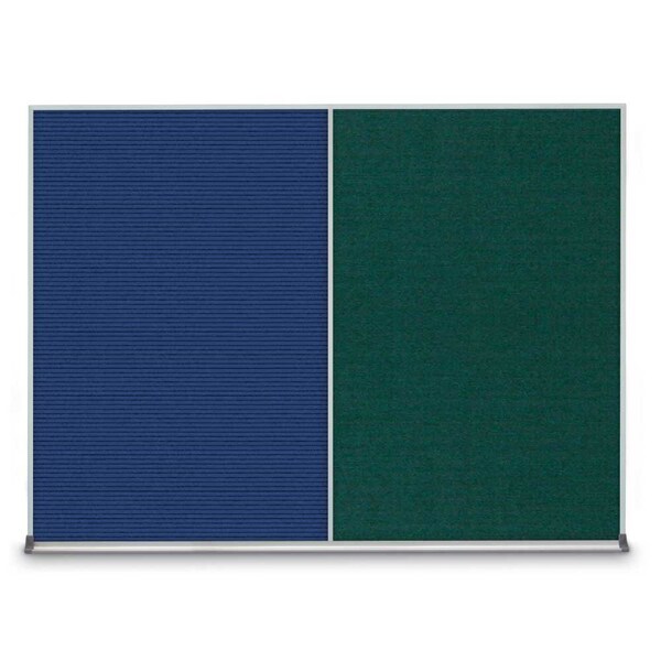 Triple Door Radius Corkboard, 72"X36", B